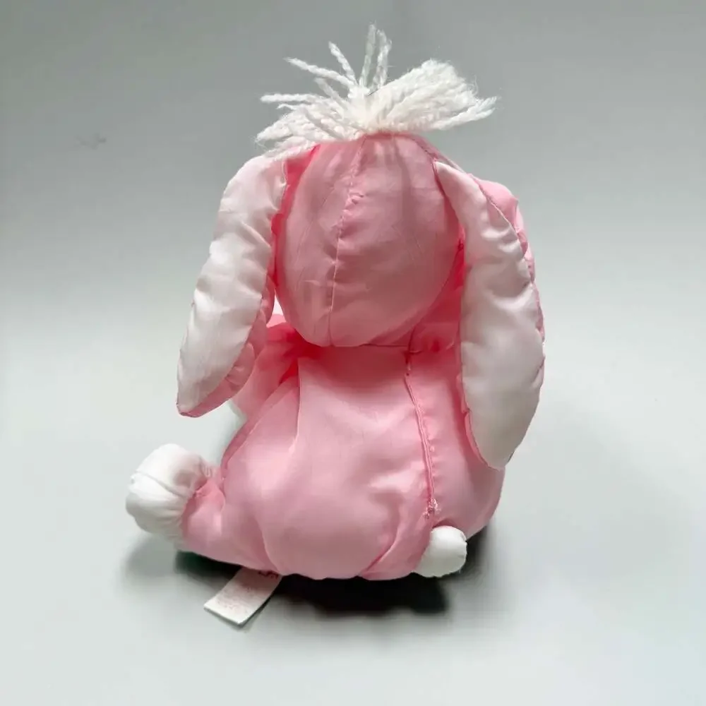 Vintage 1988 Fisher Price Puffalump Pink Bunny Rabbit Easter Egg Plush 8026 80s